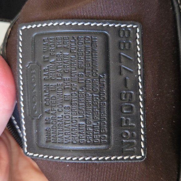 Coach Bleeker Black Leather Contrast Stitch Tote Bag - Picture 14 of 17